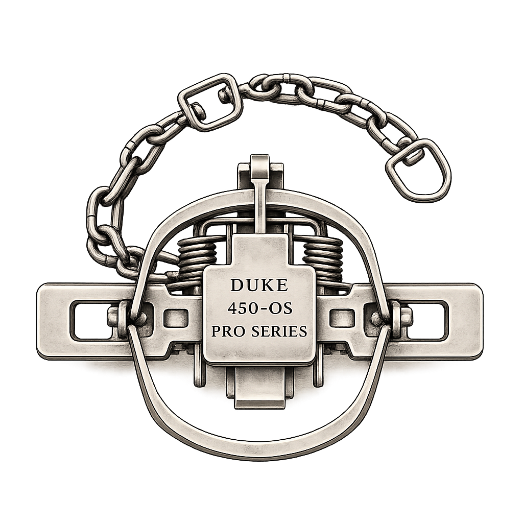 Duke Pro Series 450 OS Trap | Coyote, Fox & Bobcat Foothold Trap