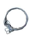 Floating deer stop integrated into medium game snare for humane capture