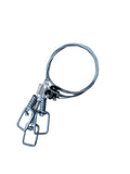 Detailed view of LoPro lock mechanism on small game snare