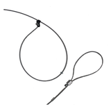 Close-up of adjustable loop end and poly support collar on Dakota Series Wild Hog / Wolf snare