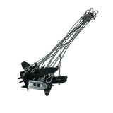 Adjustable cable length on North American Trapper staking system for versatile use