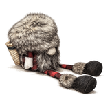 Signature Mountainman Fur Gnome | Handcrafted Rustic Cabin & Lodge Décor