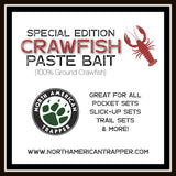 100% GROUND CRAWFISH Raccoon Bait