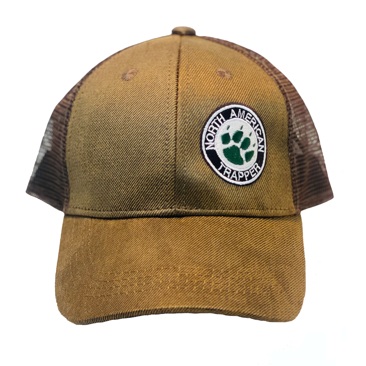 Oilskin Brown Felt Hat North American Trapper