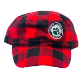 Red Woolrich Plaid Hat