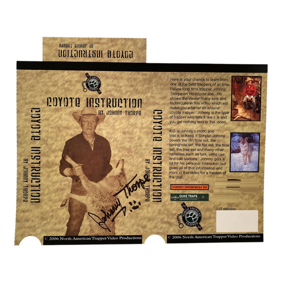 SIGNED Johnny Thorpe ORIGINAL Coyote VHS Print