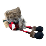 Signature Mountainman Fur Gnome | Handcrafted Rustic Cabin & Lodge Décor