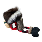 Signature Mountainman Fur Gnome | Handcrafted Rustic Cabin & Lodge Décor