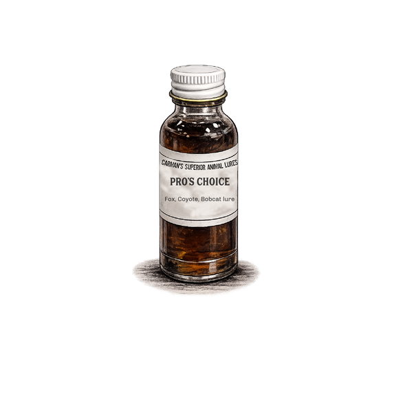 Carman’s Pro’s Choice Lure 1 oz | Fox, Bobcat & Coyote Predator Attractant