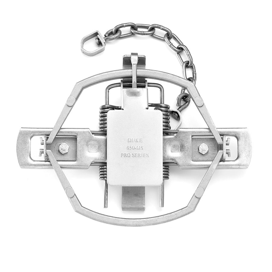 Duke Pro Series 650 OS Trap | Large Coyote Foothold Trap 6.75” Jaw