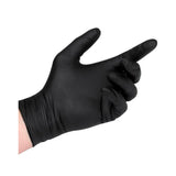 Black Nitrile Skinning Gloves