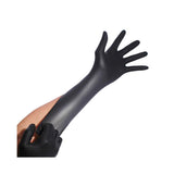 Black Nitrile Skinning Gloves