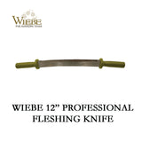 Wiebe 12″ Pro Double Handle Fleshing Knife
